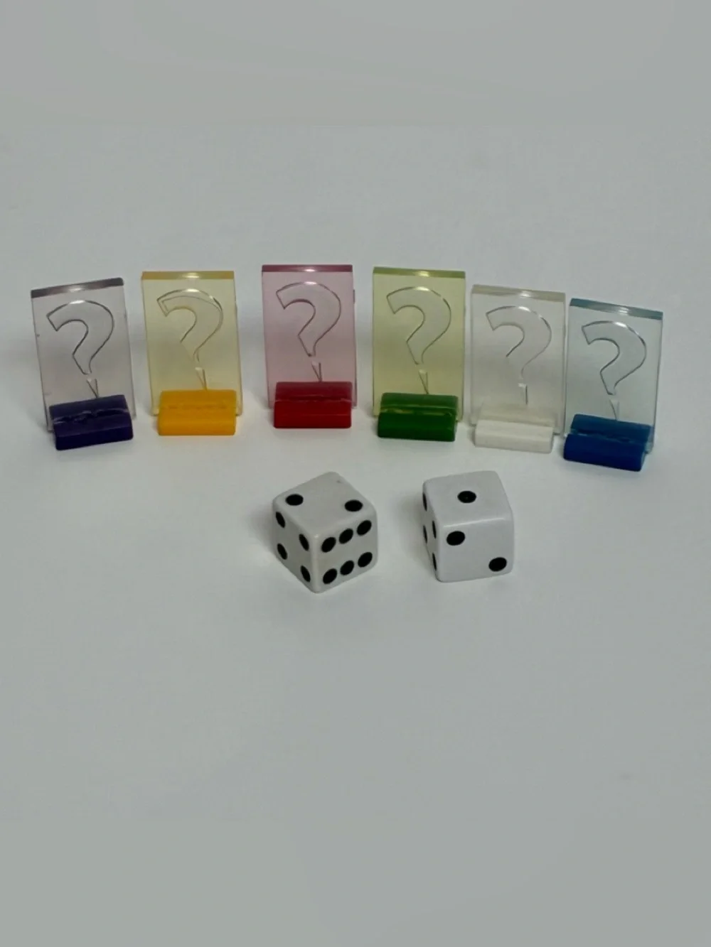 CLUE Discover the Secrets 2008 Replacement Set of 6 MOVERS 2 DICE